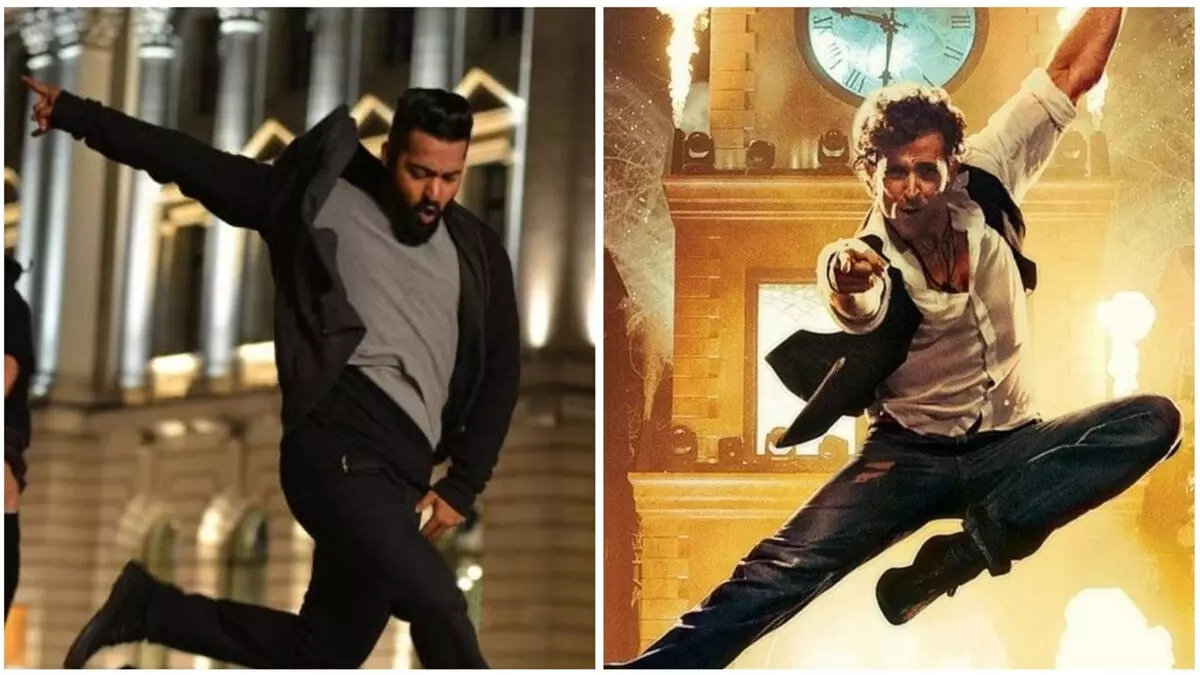 ఎన్టీఆర్ vs హృతిక్: డ్యాన్స్ ఫ్లోర్పై పోటీకి రెడీ! ఎన్టీఆర్ vs హృతిక్: డ్యాన్స్ ఫ్లోర్పై పోటీకి రెడీ!