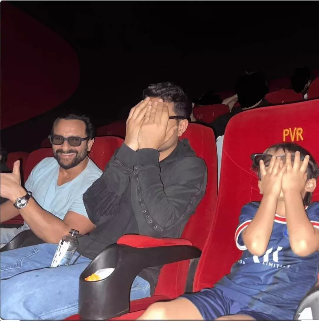 Saif Ali Khan apologizes to his son Saif Ali Khan apologizes to his son