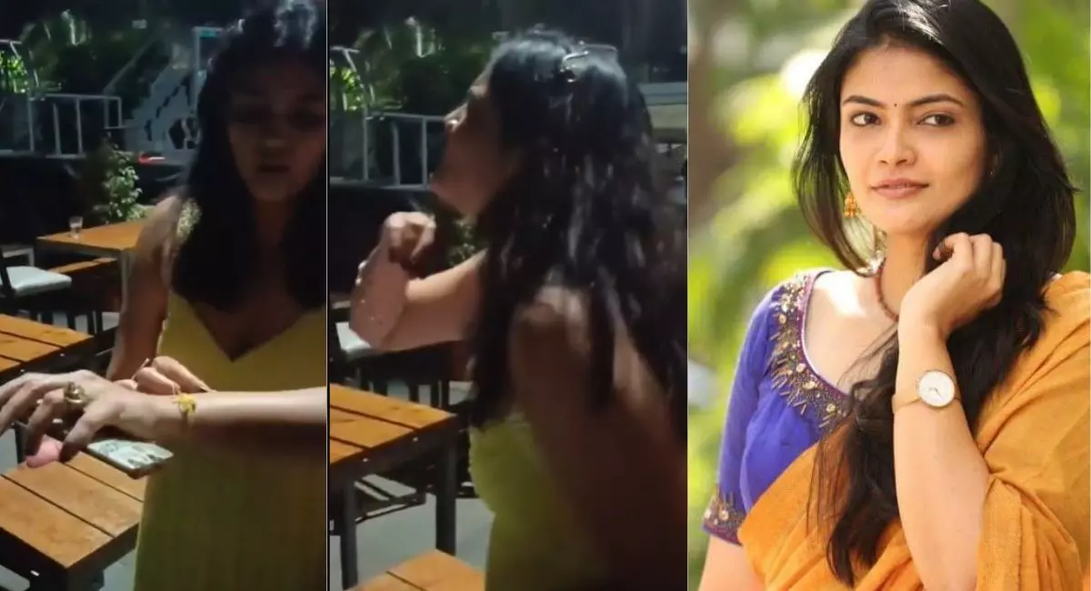 నటి కల్పికపై దాడి నటి కల్పికపై దాడి