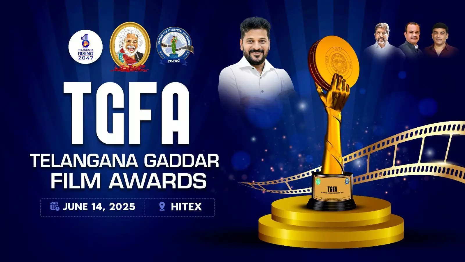 గద్దర్ అవార్డుల వేడుకకు సన్నాహాలు గద్దర్ అవార్డుల వేడుకకు సన్నాహాలు