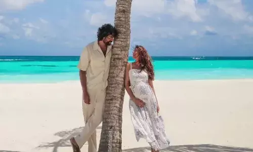 మాల్దీవ్స్ లో చిల్ అవుతున్న వరుణ్ అండ్ లావణ్య !