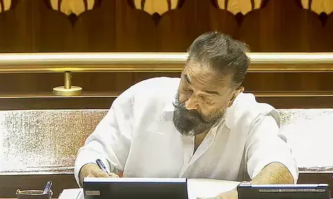 రాజ్యసభ సభ్యునిగా కమల్ హాసన్  ప్రమాణస్వీకారం