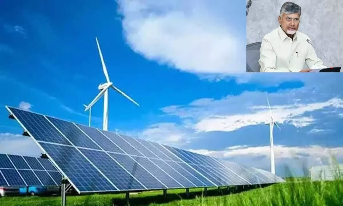 ఆంధ్రలో రూ.43,358 కోట్ల గ్రీన్ ఎనర్జీ ప్రాజెక్టులకు అనుమతి ఆంధ్రలో రూ.43,358 కోట్ల గ్రీన్ ఎనర్జీ ప్రాజెక్టులకు అనుమతి