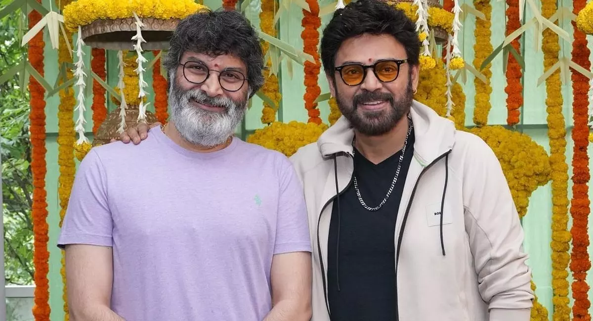 త్రివిక్రమ్-వెంకటేష్ సినిమా షూటింగ్ మొదలు! త్రివిక్రమ్-వెంకటేష్ సినిమా షూటింగ్ మొదలు!